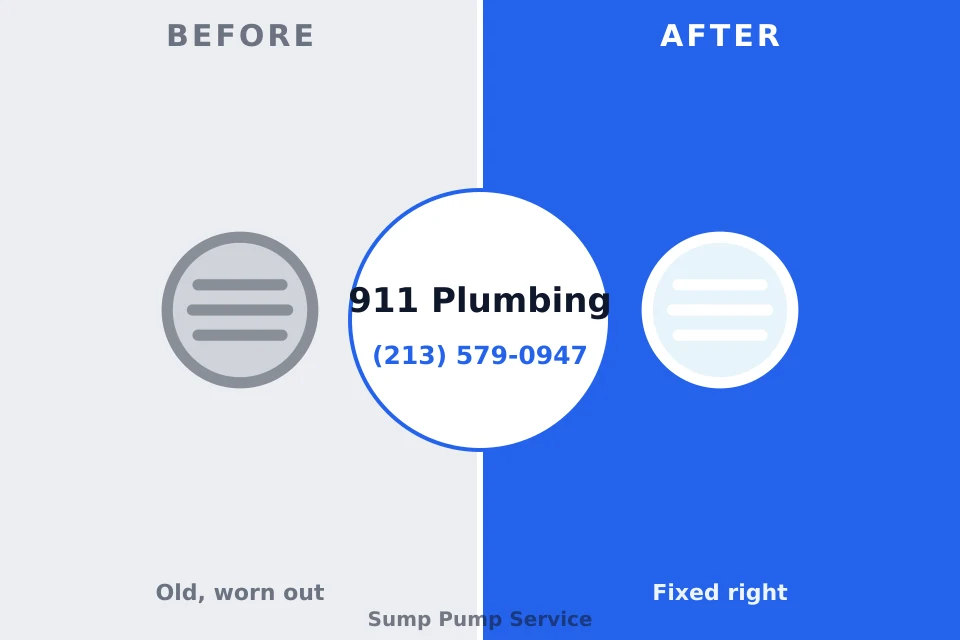 Before and after: plumbing repair Laureldale, PA